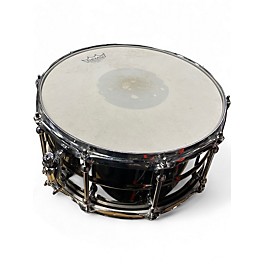 Used Ludwig 14in UNIVERSAL BLACK BRASS Black Chrome Drum
