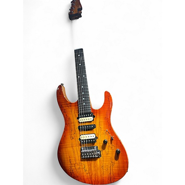 Used Suhr modern spalted top Sunburst Solid Body Electric Guitar
