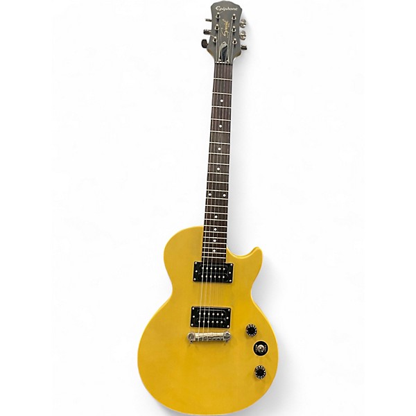 Used Epiphone SPECIAL MODEL LES PAUL Worn TV Yellow Solid Body Electric Guitar