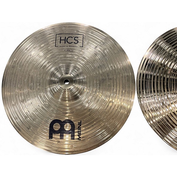 Used MEINL 14in HCS Hi Hat Pair Cymbal