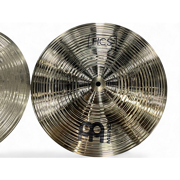 Used MEINL 14in HCS Hi Hat Pair Cymbal