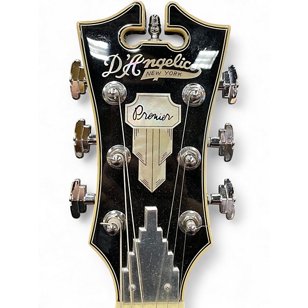 Used D'Angelico Premier Series Black Solid Body Electric Guitar
