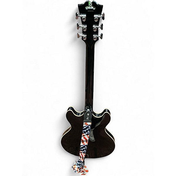 Used D'Angelico Premier Series Black Solid Body Electric Guitar