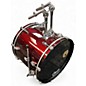 Used Pearl 5 Piece Export red sparkle Drum Kit thumbnail