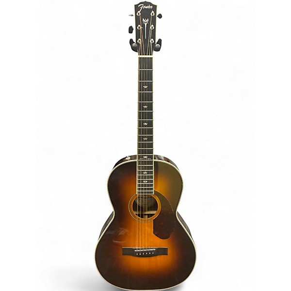 Used Fender Paramount PM-2 Sunburst Acoustic Electric Guitar