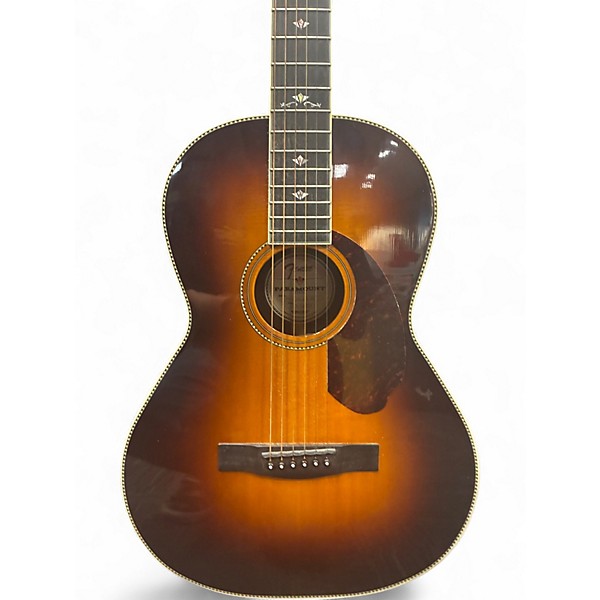 Used Fender Paramount PM-2 Sunburst Acoustic Electric Guitar