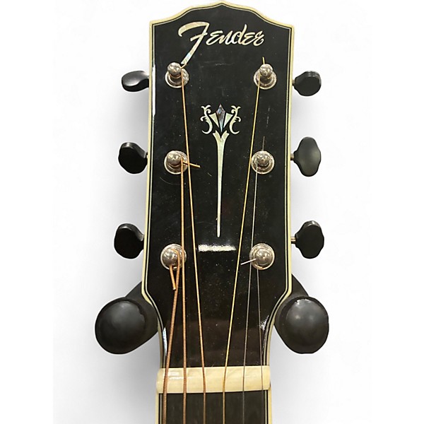 Used Fender Paramount PM-2 Sunburst Acoustic Electric Guitar