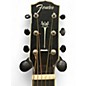 Used Fender Paramount PM-2 Sunburst Acoustic Electric Guitar