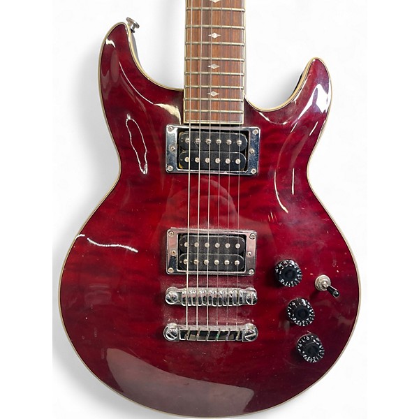 Used Ibanez Arc Series Red Wine Wine Red Solid Body Electric Guitar