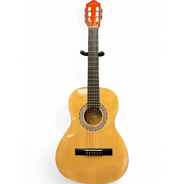 Used Lyons AC964N34 Vintage Natural Classical Acoustic Guitar