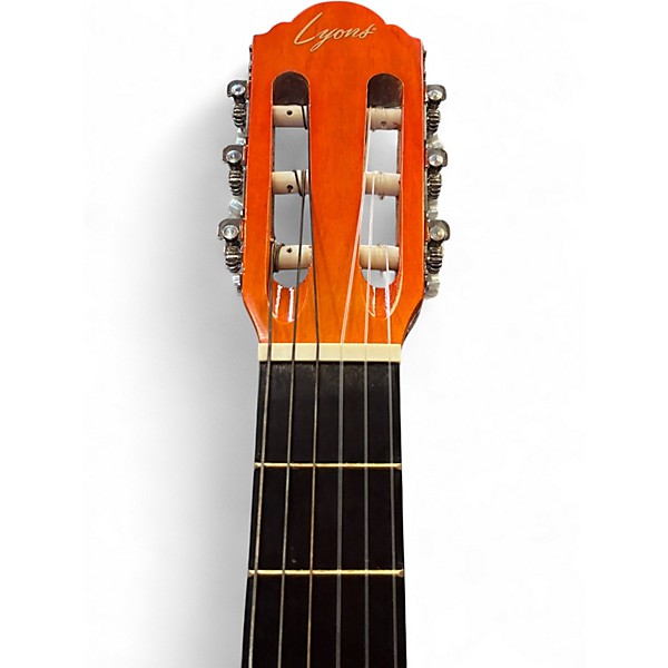 Used Lyons AC964N34 Vintage Natural Classical Acoustic Guitar