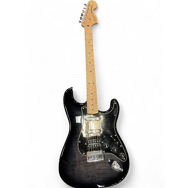 Used Squier Affinity Stratocaster HSS Black Solid Body Electric Guitar