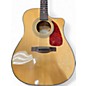 Used Fender CD140SCE Natural Acoustic Electric Guitar