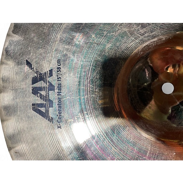 Used SABIAN 15in AAX X Celerator Hi Hat Bottom Cymbal