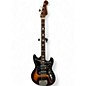 Vintage 1960s Teisco EB-120 3 Color Sunburst Electric Bass Guitar thumbnail