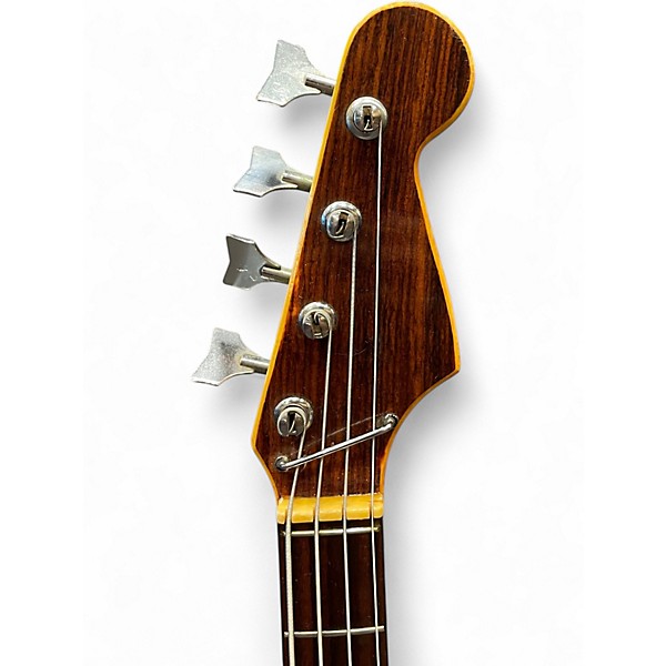Vintage 1960s Teisco EB-120 3 Color Sunburst Electric Bass Guitar