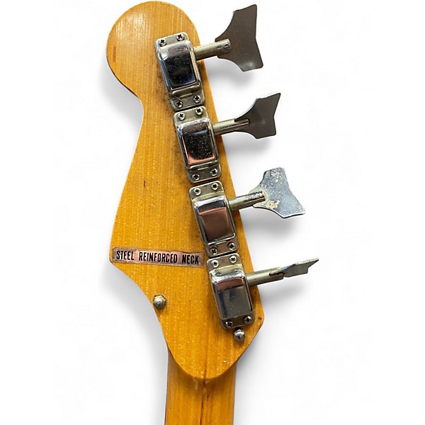 Vintage 1960s Teisco EB-120 3 Color Sunburst Electric Bass Guitar