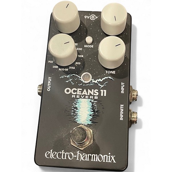 Used Electro-Harmonix Oceans 11 Reverb Effect Pedal