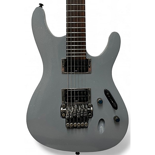 Used Ibanez S420 S Series gray sparkle Solid Body Electric Guitar