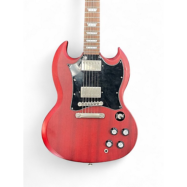 Used Epiphone SG Cherry Solid Body Electric Guitar