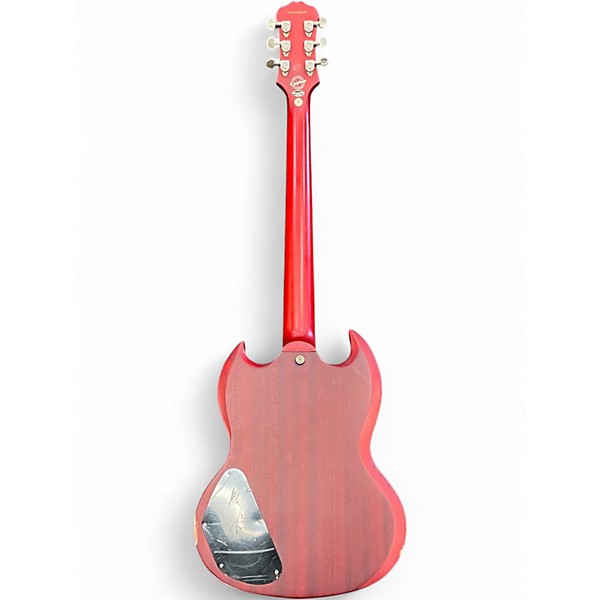 Used Epiphone SG Cherry Solid Body Electric Guitar