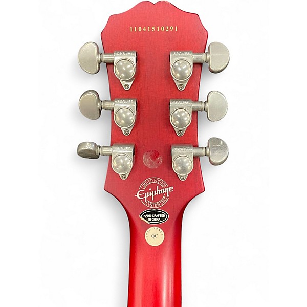 Used Epiphone SG Cherry Solid Body Electric Guitar