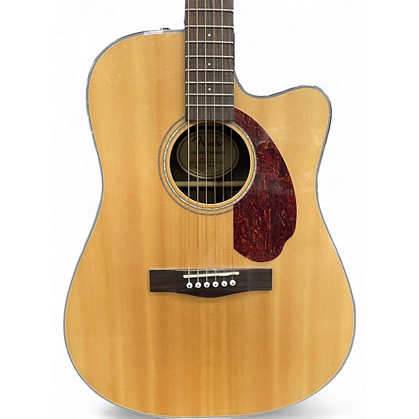 Used Fender CD140SCE Natural Acoustic Electric Guitar