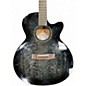 Used Mitchell MX430QAB Black Edge Burst Acoustic Electric Guitar