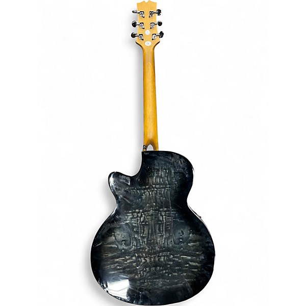 Used Mitchell MX430QAB Black Edge Burst Acoustic Electric Guitar