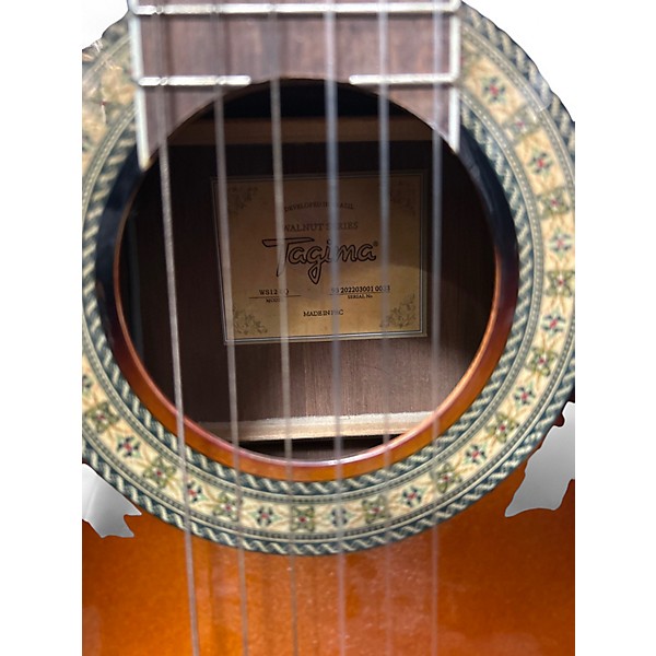 Used Tagima WS12 EQ 2 Color Sunburst Classical Acoustic Electric Guitar