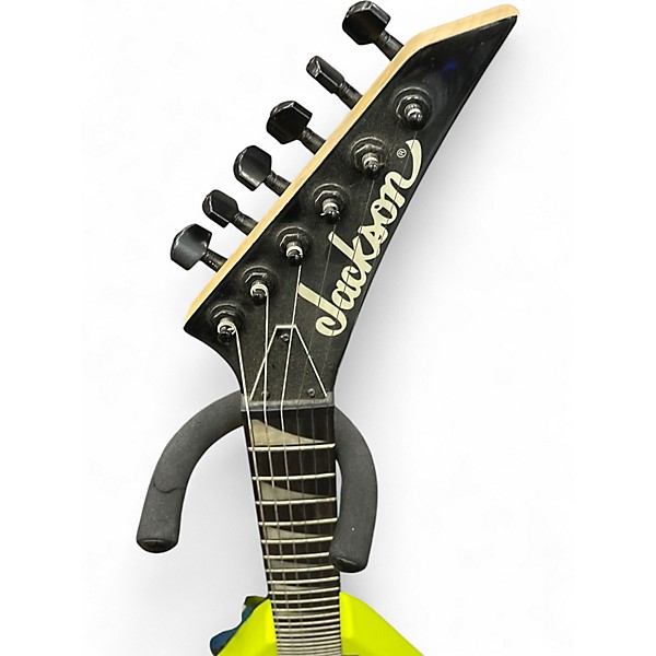 Used Jackson RR MINION JS1X NEON YELLOW Solid Body Electric Guitar