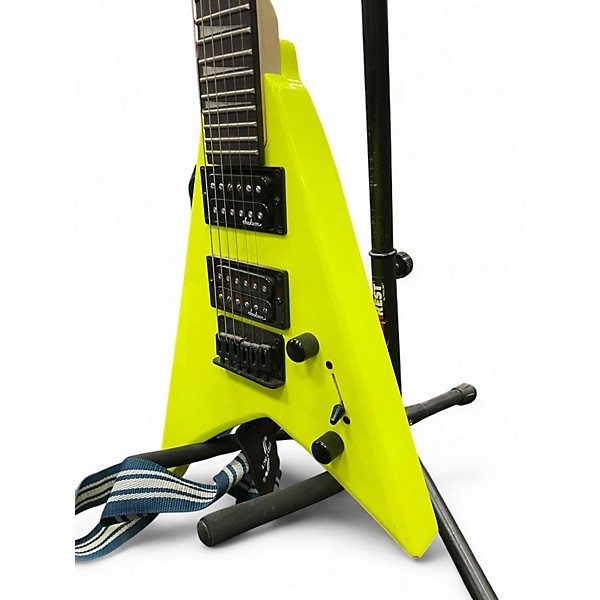 Used Jackson RR MINION JS1X NEON YELLOW Solid Body Electric Guitar