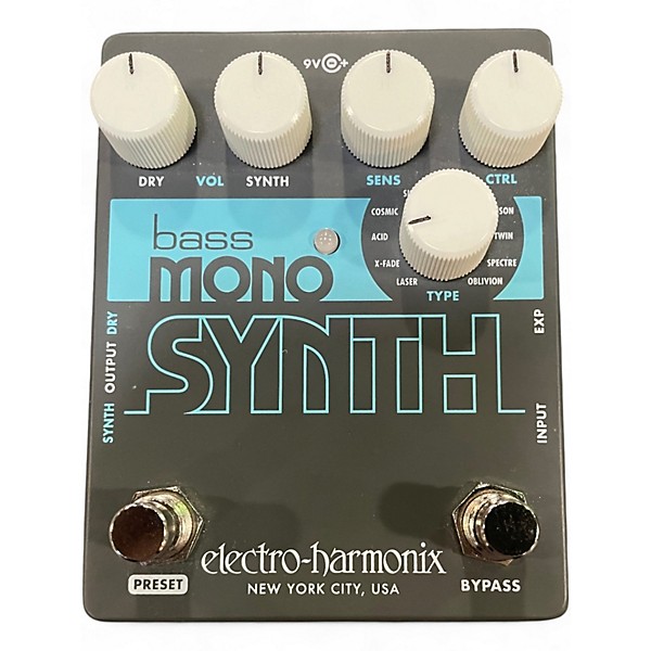 Used Electro-Harmonix Bass Mono Synth Bass Bass Effect Pedal