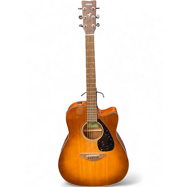 Used Yamaha FGX800C Sandburst Acoustic Electric Guitar