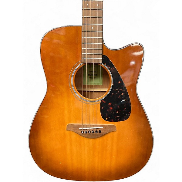 Used Yamaha FGX800C Sandburst Acoustic Electric Guitar