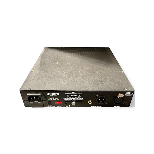 Used Warm Audio WA12 MKII Black Discrete Mic Pre Microphone Preamp