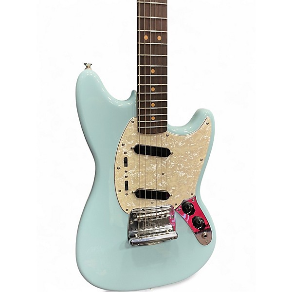 Used Fender Vintera III 60s Mustang Sonic Blue Solid Body Electric Guitar