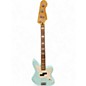 Used Fender Mark Hoppus Jaguar Bass Daphne Blue Electric Bass Guitar thumbnail