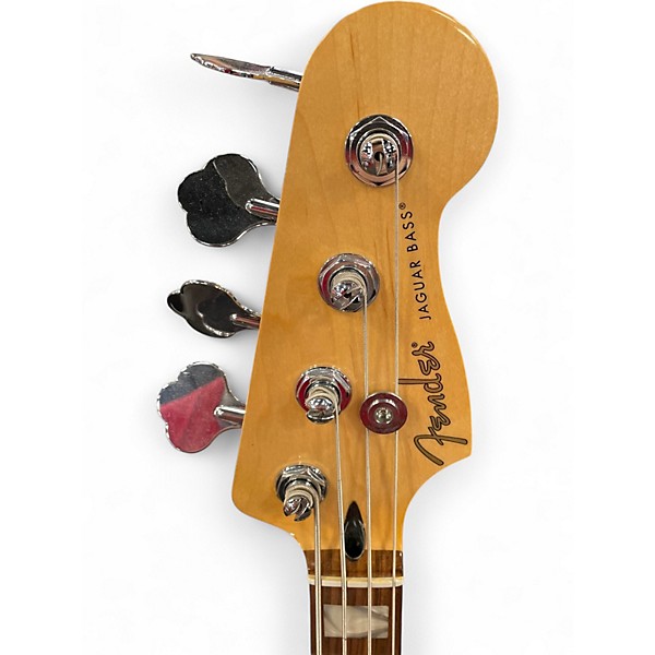 Used Fender Mark Hoppus Jaguar Bass Daphne Blue Electric Bass Guitar