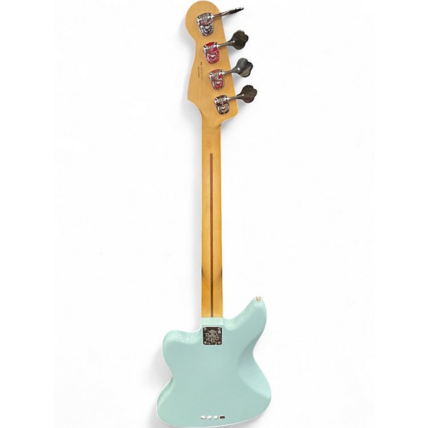 Used Fender Mark Hoppus Jaguar Bass Daphne Blue Electric Bass Guitar