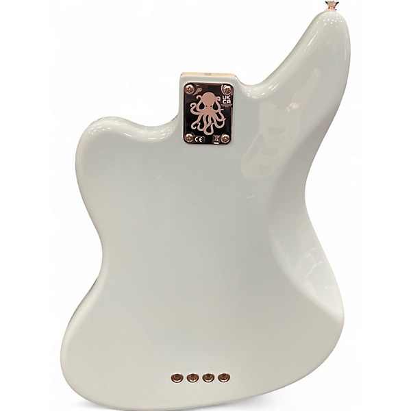Used Fender Mark Hoppus Jaguar Bass Daphne Blue Electric Bass Guitar