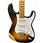 Used Fender 54' custom shop 2 Color Sunburst Solid Body Electric Guitar