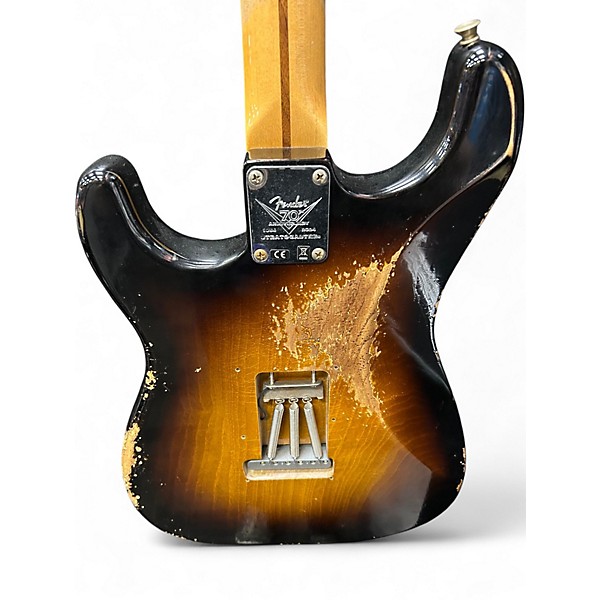 Used Fender 54' custom shop 2 Color Sunburst Solid Body Electric Guitar