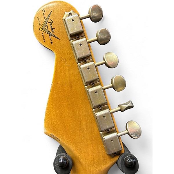 Used Fender 54' custom shop 2 Color Sunburst Solid Body Electric Guitar