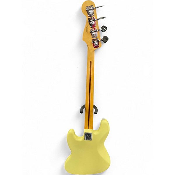 Used 2025 Fender Player II Jazz Bass Hialeah Yellow Electric Bass Guitar