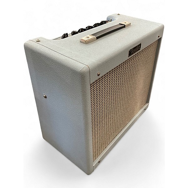 Used Fender Blues Junior IV 15W 1x12 SONIC BLUE Tube Guitar Combo Amp