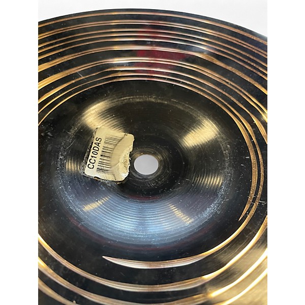 Used MEINL 10in Classic custom dark splash Cymbal