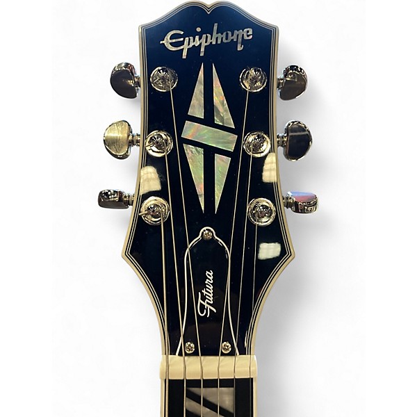 Used 2025 Epiphone Futura  RD Midnight Amber Shift Solid Body Electric Guitar