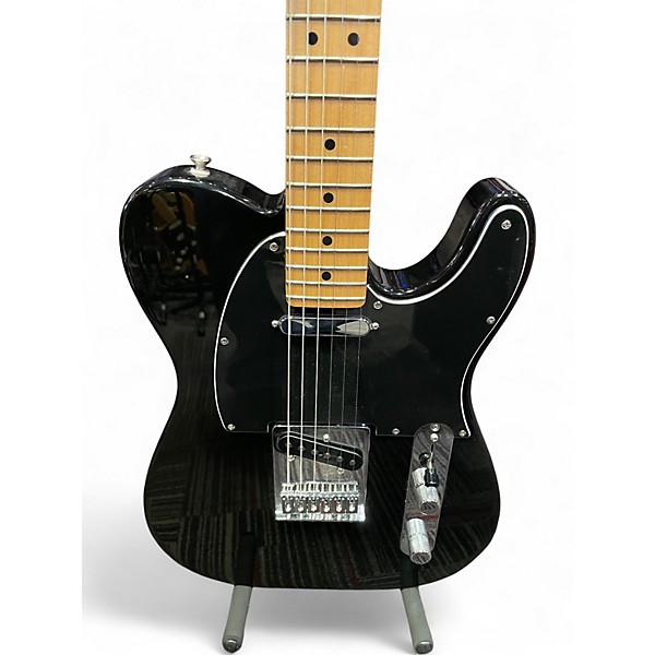 Used Fender Player Telecaster Black Solid Body Electric Guitar