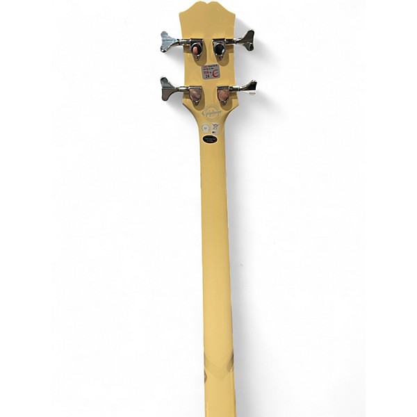 Used Epiphone Embassy Bass Antique Ivory Electric Bass Guitar
